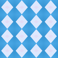 Blue seamless pattern for printing on fabric. Simple geometric background. Minimal design, traditional tile style.