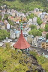 Beautiful view of Karlovy Vary, Czech Republic