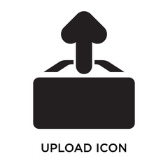Obraz premium upload icons isolated on white background. Modern and editable upload icon. Simple icon vector illustration.