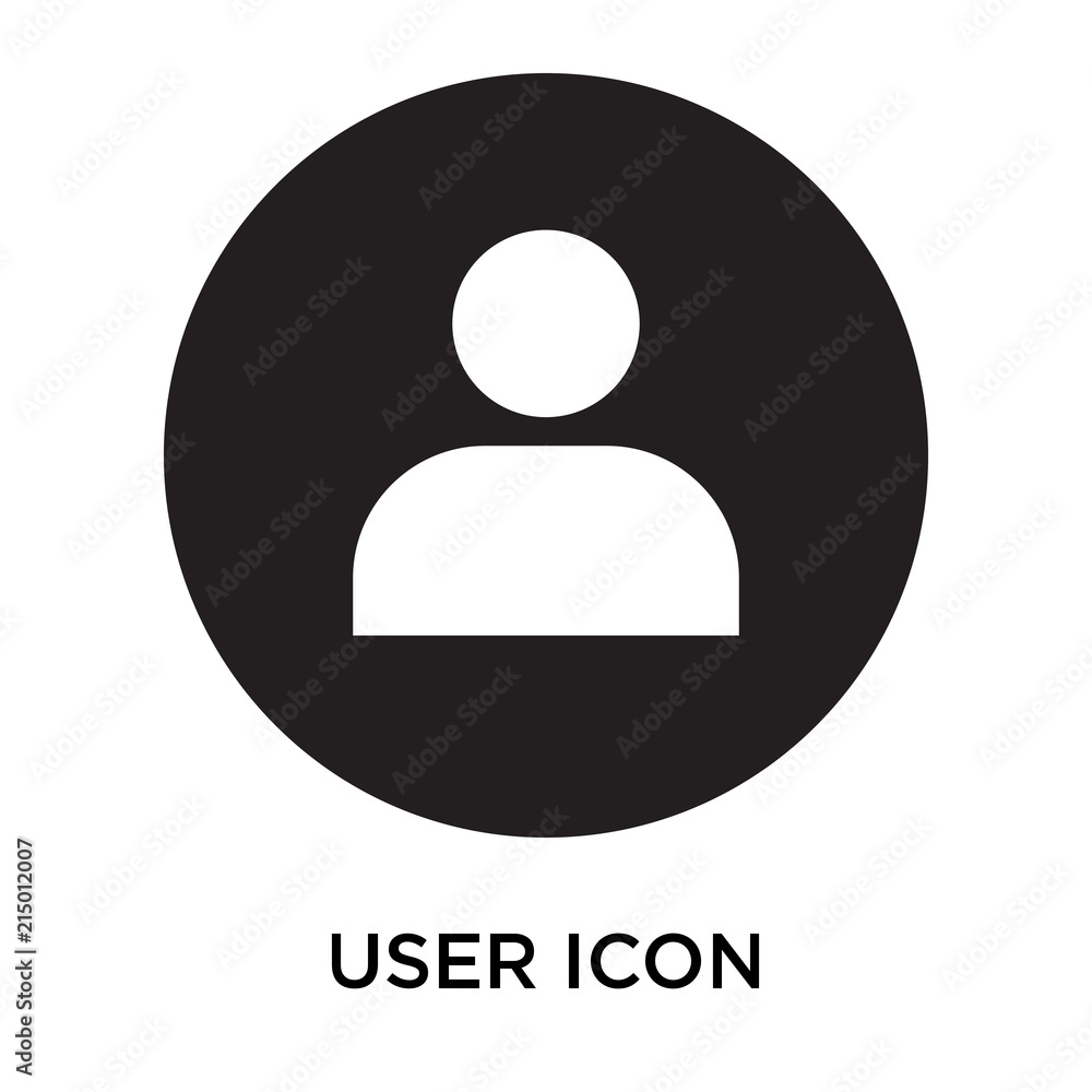 Poster user icons isolated on white background. modern and editable user icon. simple icon vector illustrat