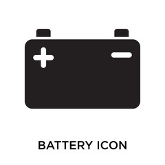 battery icons isolated on white background. Modern and editable battery icon. Simple icon vector illustration.