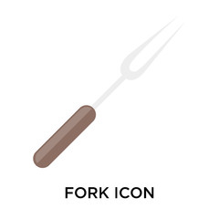 fork icons isolated on white background. Modern and editable fork icon. Simple icon vector illustration.