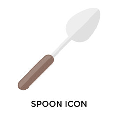 spoon icons isolated on white background. Modern and editable spoon icon. Simple icon vector illustration.