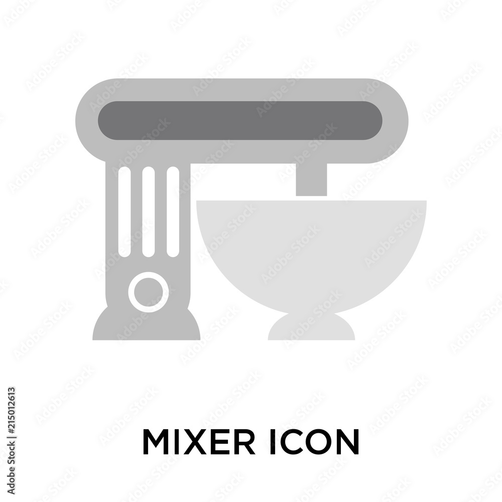 Poster mixer icons isolated on white background. modern and editable mixer icon. simple icon vector illustr