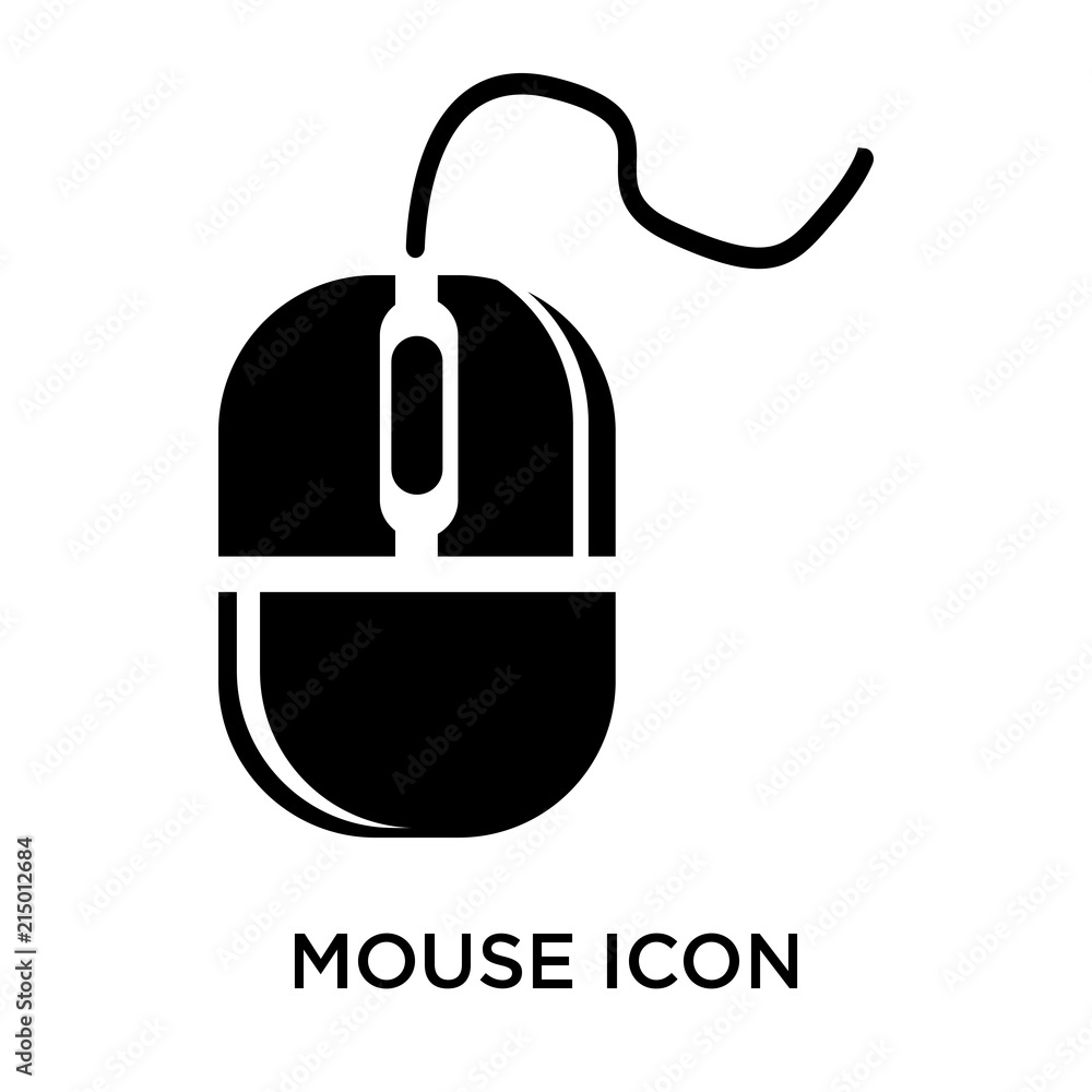 Poster mouse icon isolated on white background. modern and editable mouse icon. simple icons vector illustr