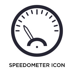 speedometer icon on white background. Modern icons vector illustration. Trendy speedometer icons