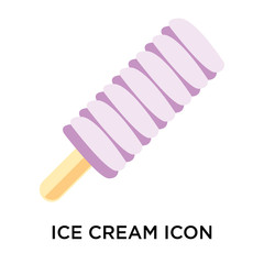 ice cream icons isolated on white background. Modern and editable ice cream icon. Simple icon vector illustration.