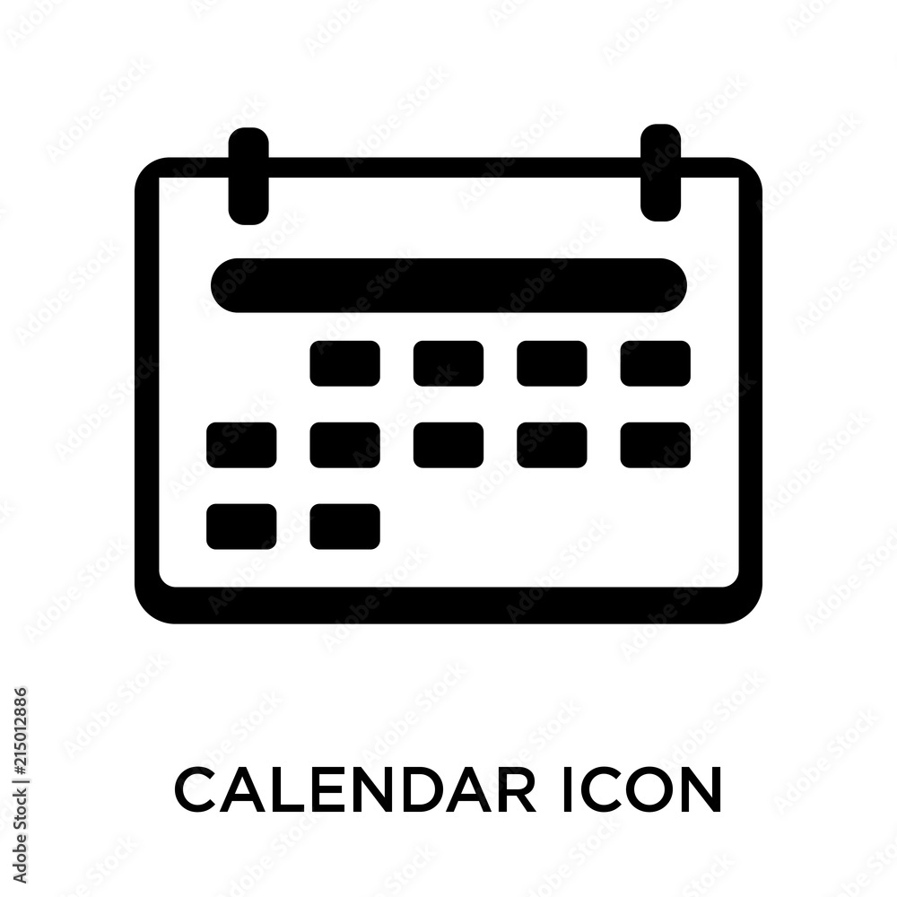 Poster calendar icon isolated on white background. modern and editable calendar icon. simple icons vector i