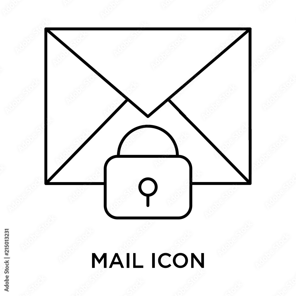 Poster mail icon isolated on white background. modern and editable mail icon. simple icons vector illustrat