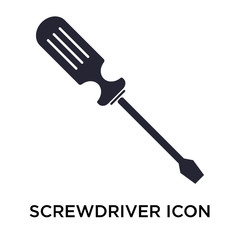 screwdriver icon on white background. Modern icons vector illustration. Trendy screwdriver icons