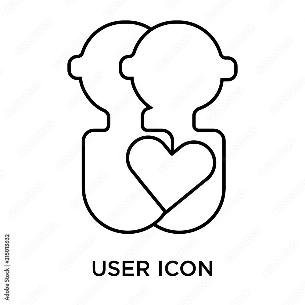 Poster user icon isolated on white background. modern and editable user icon. simple icons vector illustrat