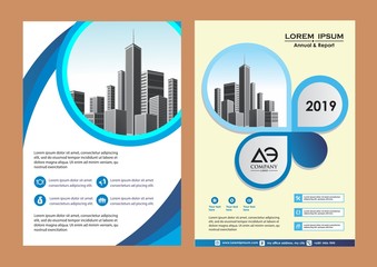 abstract cover and layout for presentation and marketing