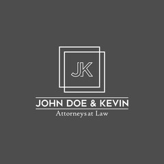 law logo initials JK. business logo design inspiration