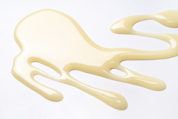 condensed milk isolated on a white background