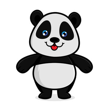 Panda smiling