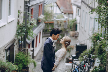 Naklejka premium bride and groom