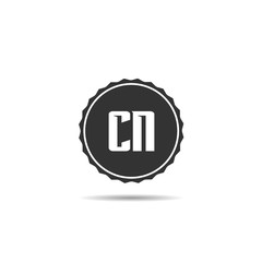 Initial Letter CN Logo Template Design