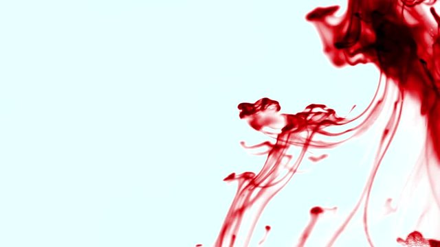 Red in in Water - looks like blood - artistic background