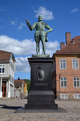 Historical fortress and city Fredrikstad.Named after the Danish King Fredericks II. Fredrikstad,Norway
