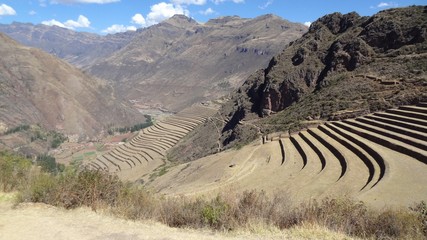 Fototapeta na wymiar Peruvian Terraces