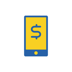 mobile banking icon vector illustration