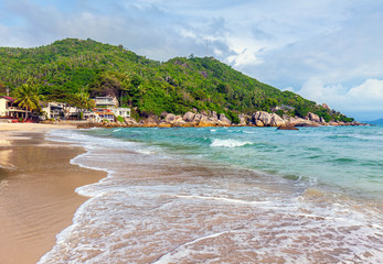 Obraz premium Famous Silver Beach on Koh Samui In Thailand.