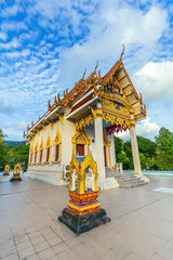 Buddhist temple Wat Kunaram on Koh Samui in Thailand.