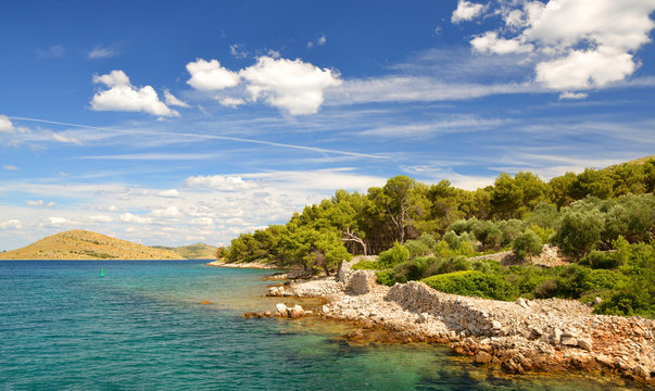 Kornati islands national park. Landscape in the Adriatic sea.Croatia. © vencav