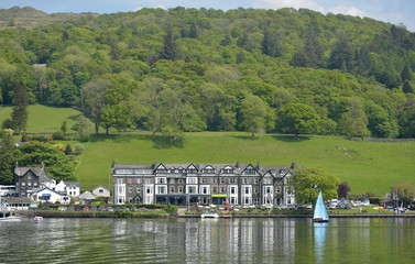 Village of Bowness on shore of Lake Windermere