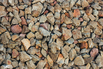 little stone have many color use for decoration garden