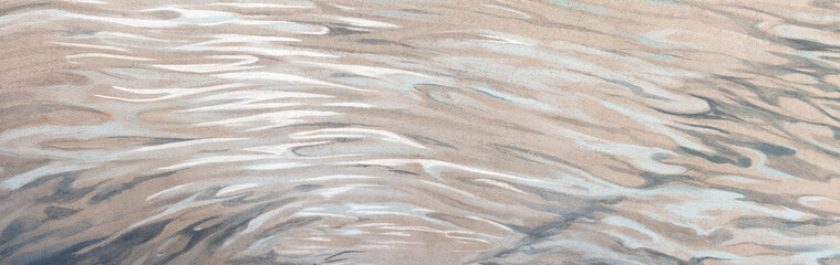 Abstraktes Muster auf einer Wand aus feinem, körnigen Putz 