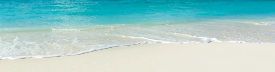 Crédence de cuisine en verre imprimé Plage et mer plage tropicale aux Maldives