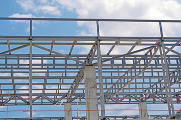 Structure of steel for building construction