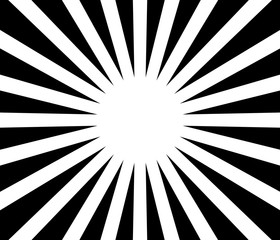 Obraz premium Sternenmuster schwarz weiß mit Kreis