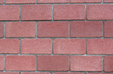 Fototapeta premium Square maroon brick wall