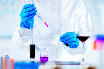 Quality control of wine