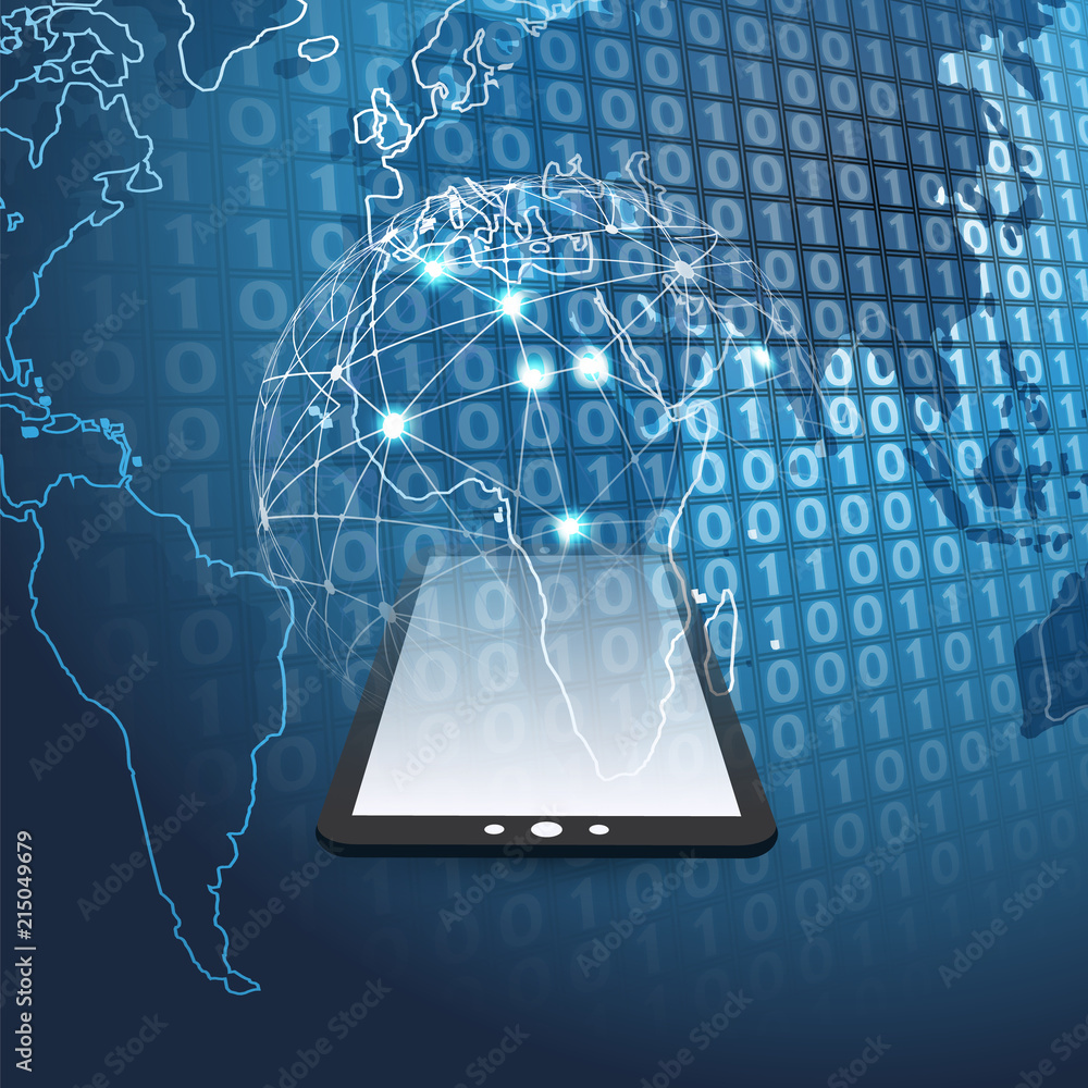 Aufkleber cloud computing, networks structure, telecommunications concept design, worldwide network connection