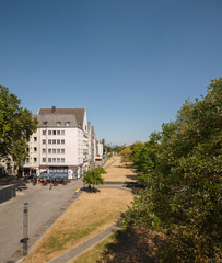 Obraz premium altstadt köln von deutzer brücke aus gesehen