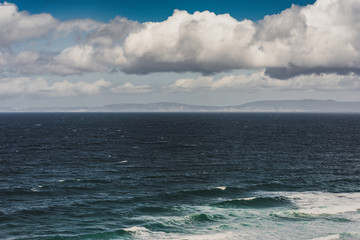 Ocean, waves and clouds