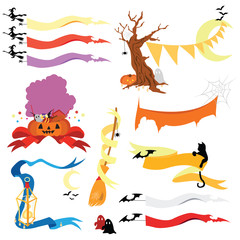 ハロウィン　イラスト　素材　セット