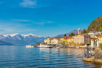 Bellagio ,Lake Como, Italy, 14 April 2013 Bellagio resort town on Lake Como, Lombardy, Italy