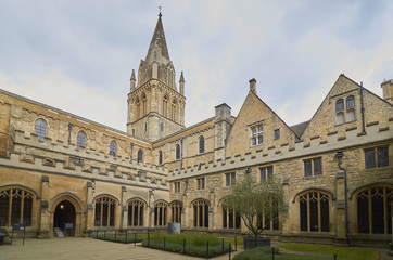 Fototapeta na wymiar Christ Church Cathedral, Oxford, England