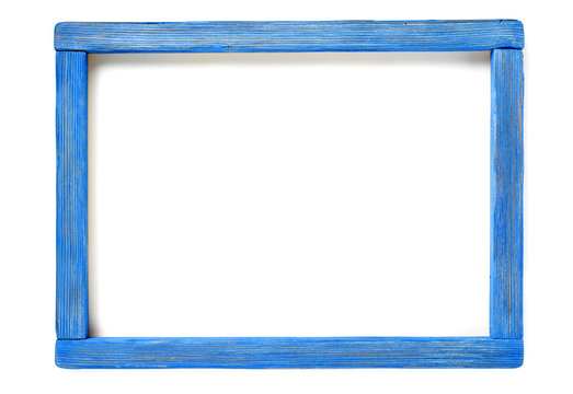 Blue Wood Frame