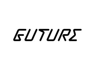 Vector Future Lettering Logo Template
