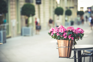 city street view of Schruns Austria 