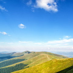 Amazing carpathian mountains