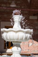 Fototapeta na wymiar Turkish Ottoman style antique drinking water fountain