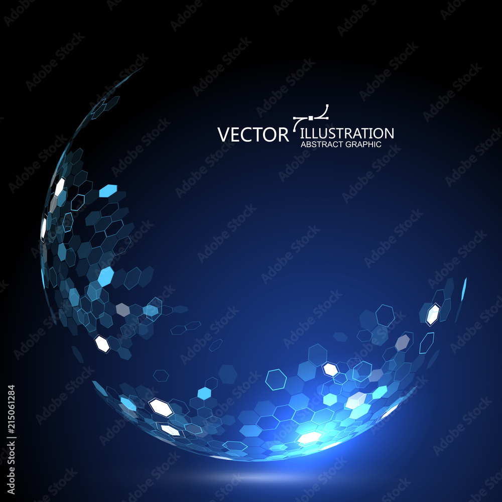 Poster molecular structure formed the three-dimensional earth, the implication of the sense of science and 