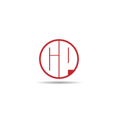 Initial Letter CP Logo Template Design