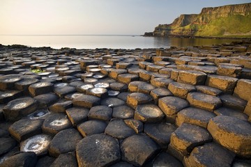 Giants Causeway basalt rocks, County Antrim, Northern Ireland, United Kingdom, Europe
